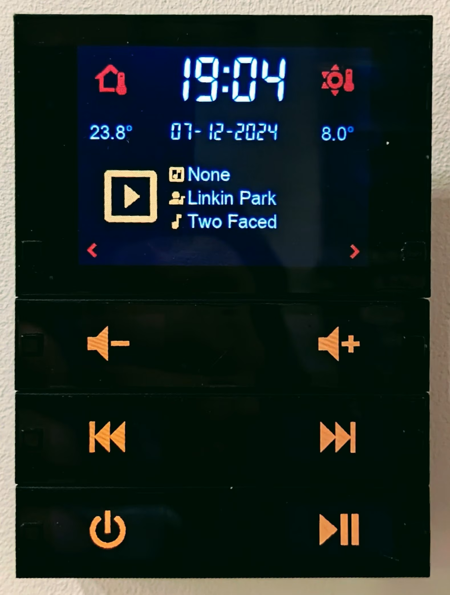 Buttonplus running ESPhome